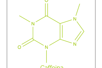 caffeine structure 3d transparent